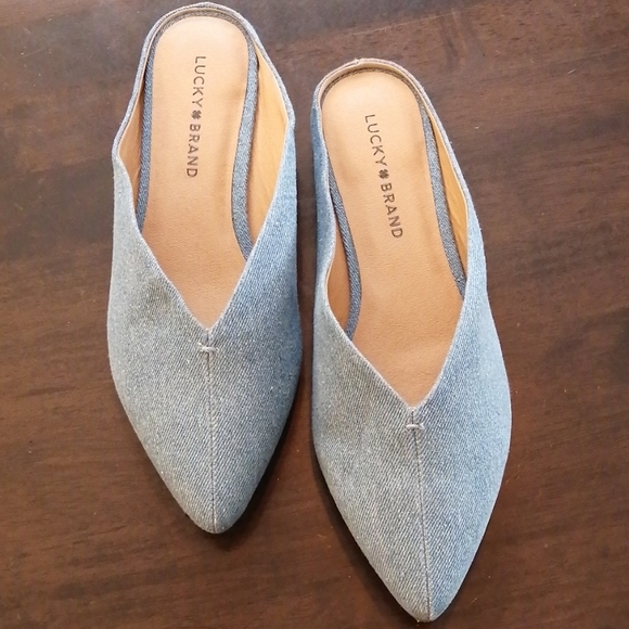 NWOT Lucky Brand Barbora suede mules#Clearance#Lastprice#No offer - Picture 3 of 11